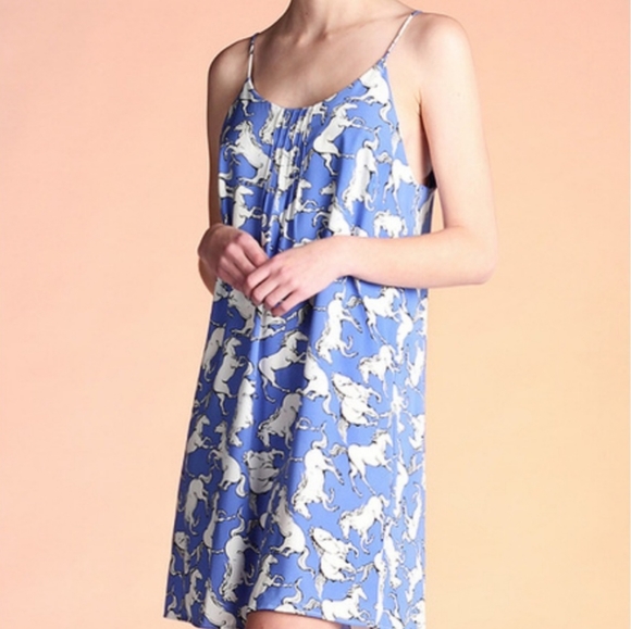 Tyche Dresses & Skirts - NWOT TYCHE 'GALLOP' HORSE PRINT SUN DRESS SZ MED